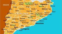 Как отыскать Каталонию на карте Испании?